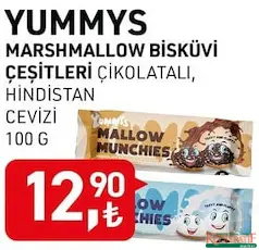 YUMMYS MARSHMALLOW BİSKÜVİ ÇEŞİTLERİ 100 G